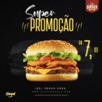 π₯ irresistible burger promotion banner psd template β high-quality, mouth-watering fast food ad design | dream stencil 2 Banner PSD Template